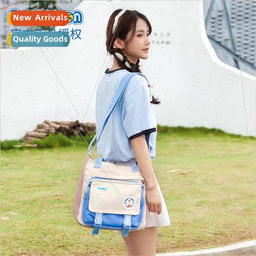 New doraemon large capacy can be crossbody canvas bag studen