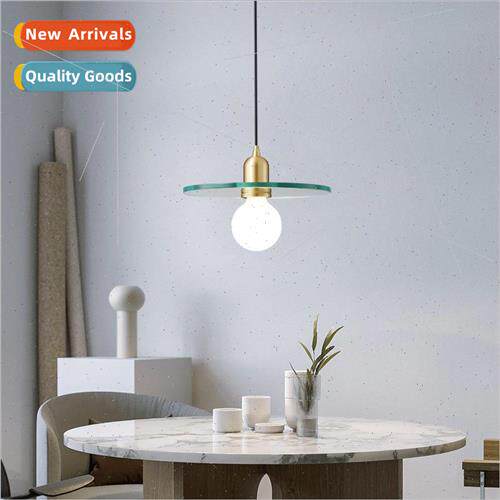 Modern simple transparent glass pure chandelier light luxury