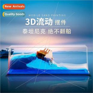 Drift Fluid Bottle Ornament Cruise Tanic Ship