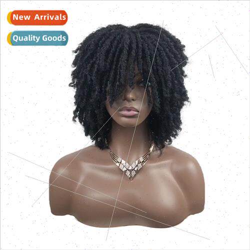 wigs dirty braids headgear tube curly african curly wig hand
