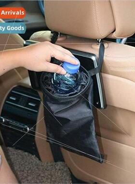 Car Hanging Seatback Clutter Organizer Car Trash Bag Foldabl
