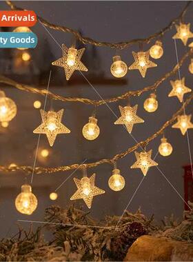 Camping lights string led solar ambient lights round canopy