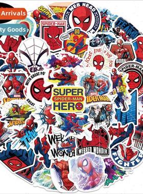 50 cartoon Spider-Man graffi stickers decorative guar luggag
