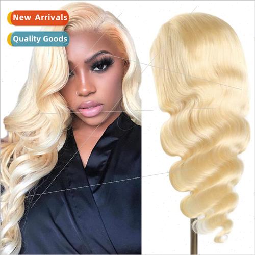 Real Hair Wigs 613 Europe Wig Waves 13X4 Front Lace Head Cov