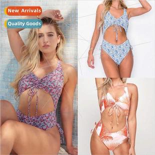 print sexy Europe floral womens string digal tie New straps