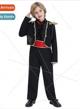 Boys Spanish Matador Flamenco Dance Exotic Costumes Hallowee