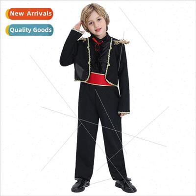 Boys Spanish Matador Flamenco Dance Exotic Costumes Hallowee