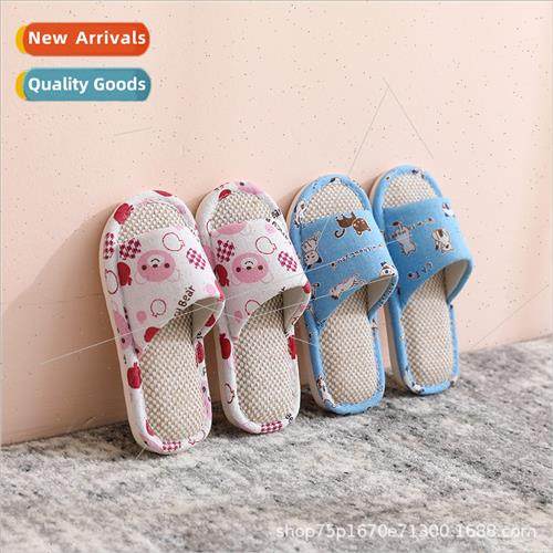 Summer linen sandals slippers girls four seasons outside wea
