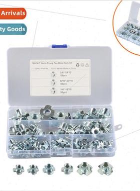 UK Carbon steel zinc plated barbed -slip four-jawed nuts fou