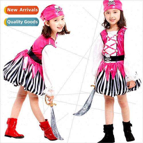 Halloween childrens permance costumes Pirate character dress
