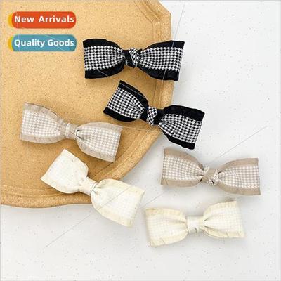 Wave volume bow hairpin female small fragrant wind gentle te