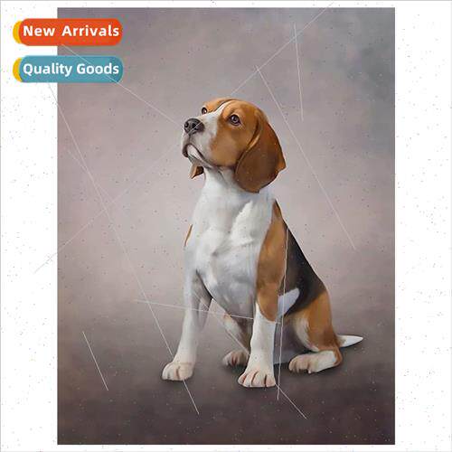 Small diamond painting full diamond cute puppy sticky cross