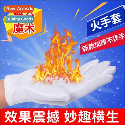 Fire Gloves Flames in palm hand can be used a hundred times