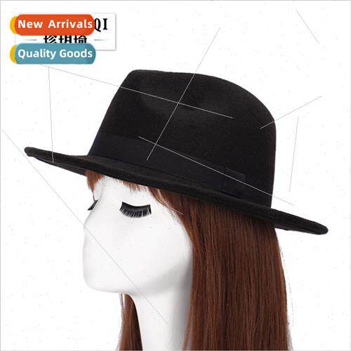 Korean  fall winter men women straight edge jazz hat hat lar