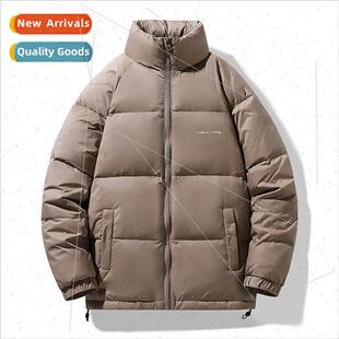 fashion casual warm down color jacket solid New