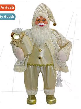 82CM Standing Santa Claus Christmas Decoration Christmas Sce