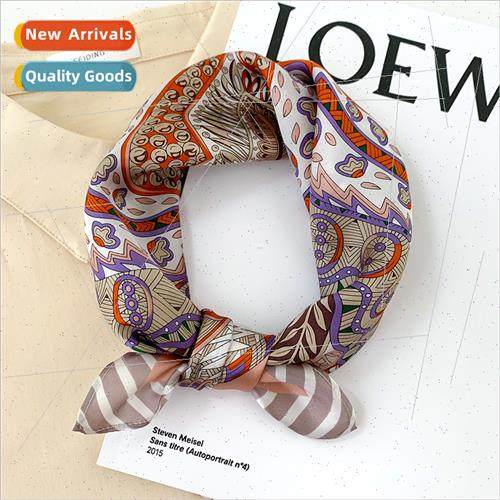 2022 new Korean  cashew pattern mulberry silk small silk sca