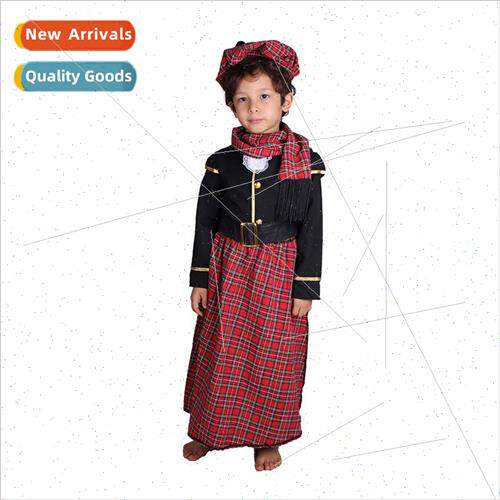 Scottish Boys Children Kindergarten Games cosplay Stage Perm
