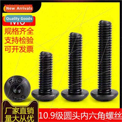 M6 10.9 round head hexagon socket head cap screws pan head b