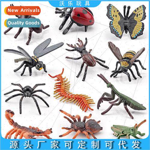 Solid spider unicorn centipede insect model children toys bu