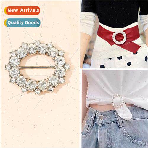 retro imation crystal diamond waist buckle round full diamon