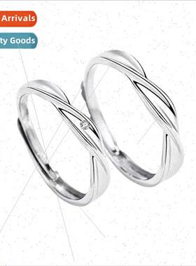 M?bius Ring Couple Rings Pair Men Women Student Fashion Wav