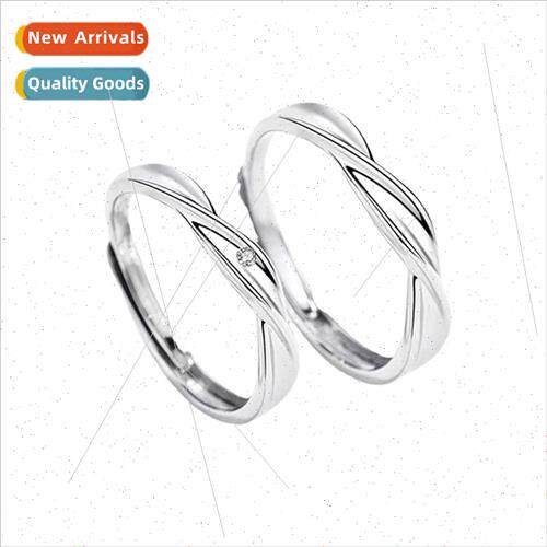 M?bius Ring Couple Rings Pair Men Women Student Fashion Wav