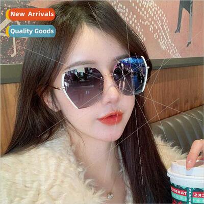 flat piece sunglasses female anti-ultraviolet light color fa