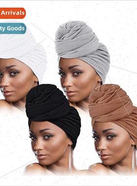 Knotted HeadbHat Multi-Use Women Wrap Hat Towel Wrap Scarf H