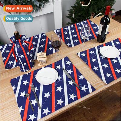 American Independence Day Coasters Western Placemats Fourth