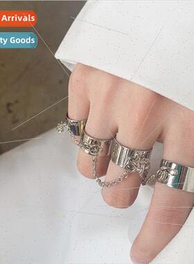 Bounce Chain Combo Ring Punk Fan Openings Men Women amese Di
