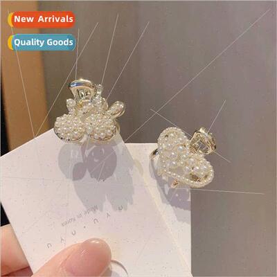 Small pearl modeling grab clip Korean sweet female bangs sea