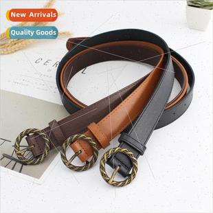 word buckle female color belt day decorative Bronze retro