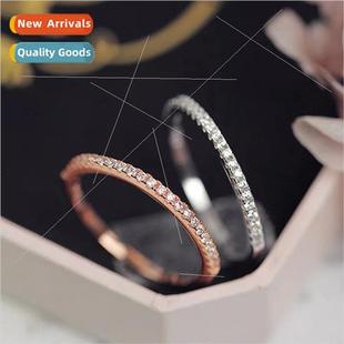 hundred ring simple fas zirconia hipster set Korea copper