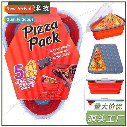 Temu Pizza nch Box Portable licone Foldable Bento Box nch Bo