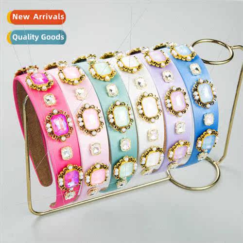 New hair bands Europe fashion temperament Ba diamond-inlaid