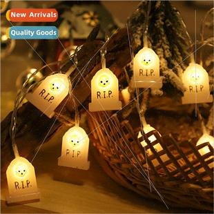 Easter light string Halloween pumpkin tombstone ghost bat