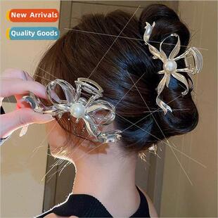 Bow Grab Clip Women Large Premium Feeling Hair Clips Headdre