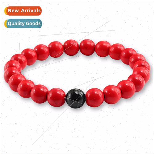 Colorful Turquoise Beaded HRope Turquoise Bracelet Glossy Pe