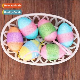 foam resur pink two gold pendant 6cm eggs New color Easter