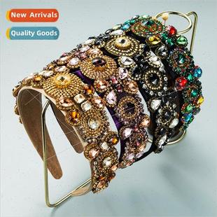 glter full rhinestones Hair female baroque headband bands