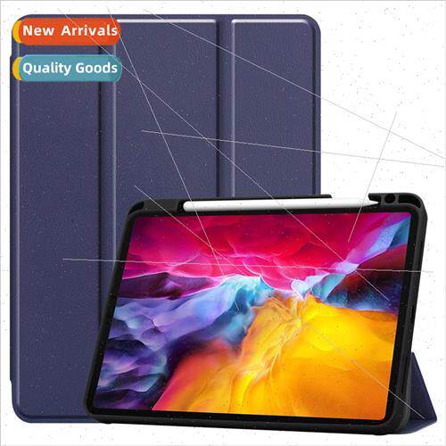 适用2021 New iPadPro Case with Pen Slot Tri-fold Pro11 Table