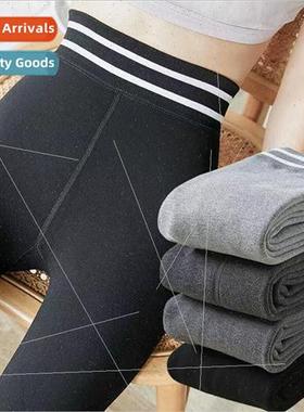 Autumn winter padded thickened bottoming pants female extern