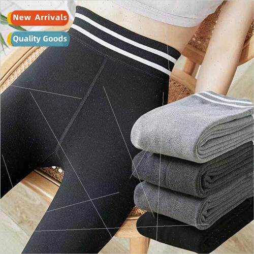 Autumn winter padded thickened bottoming pants female extern
