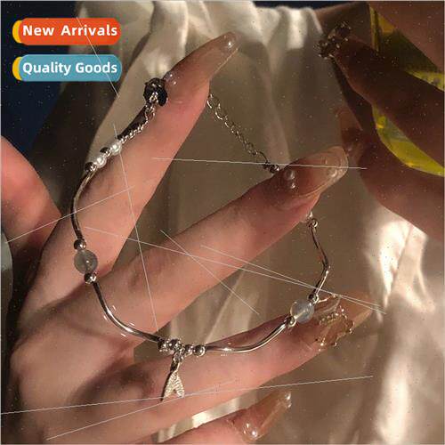 Pearl fishtail bracelet ins niche women summer sweet butterf