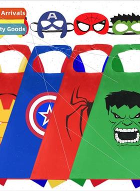 Halloween Frozen Heroes Capes Children Anime Superman Captai