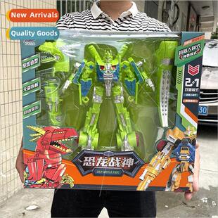 Boys transming dinosaur robot toys robot warrior transmable