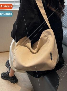 Japan casual large capacy canvas bag female new fashion hund