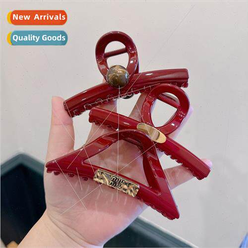 New Year whe temperament large coiffure back head grab clip