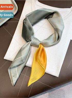 Spring Summer Korea Fashion Small Square Scarf Women mulatio